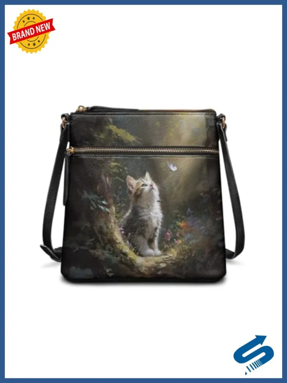 Women's Leather Shoulder Bag Crossbody Messenger Hobo Purse Multi-Pocket Travel